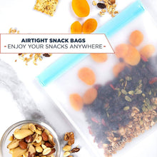 Load image into Gallery viewer, 10-Pack: 32 oz Keeper Reusable Ziplock Bags