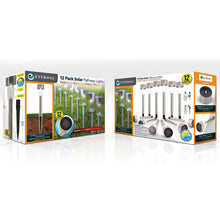 Load image into Gallery viewer, 12-Pack: Solar LED Garden Pathway Stake Lights