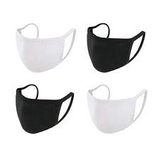 Load image into Gallery viewer, 4-Pack: Washable & Reusable 2-Ply Cotton Fabric Reversible Face Mask
