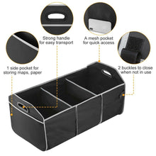 Load image into Gallery viewer, 2-in-1 Collapsible Trunk Organizer with Removable Cooler
