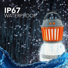 Load image into Gallery viewer, 2-in-1 HAKOL Waterproof IP67 Portable fly-rechargeable Anti-Insect Fly Killing Lamp