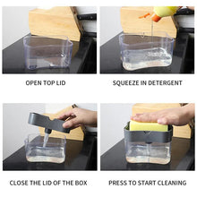 Load image into Gallery viewer, 2-in-1 Soap Dispenser Pump with Sponge Holder