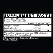 Load image into Gallery viewer, 2-Pack: Angry Supplements Herbal Defense Anti Viral Immune Support, Spirulina Olive Leaf