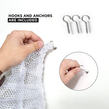 Load image into Gallery viewer, 2-Pack: Jumbo Size Toy Stuffed Animal Storage Hammock with Elastic Bands