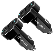 Load image into Gallery viewer, 2-Pack: PowerUp 4 USB Port Car Charger Adapter