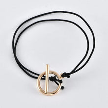 Load image into Gallery viewer, 3-Piece Set: Egyptian Design Gold Ingrain Black Tassel