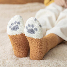 Load image into Gallery viewer, 3-Pack: Autumn and Winter Cat Claws Socks