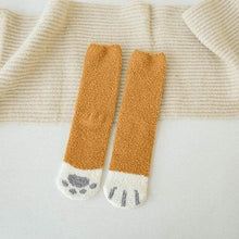 Load image into Gallery viewer, 3-Pack: Autumn and Winter Cat Claws Socks