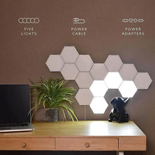 Load image into Gallery viewer, 3-Pack: New Modular and Hexagonal Touch Sensitive LED Lamp