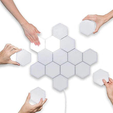 Load image into Gallery viewer, 3-Pack: New Modular and Hexagonal Touch Sensitive LED Lamp