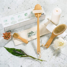 Load image into Gallery viewer, 3-Piece Set: Blu Oasis Premium Dry Brushes with Travel Bag