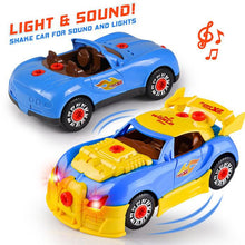 Load image into Gallery viewer, 30-Piece: Kids’ Take Apart Racing Car Toy Construction Play Set