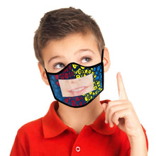 Load image into Gallery viewer, 4-Pack: Kids Smile Window Face Mask Washable and Reusable