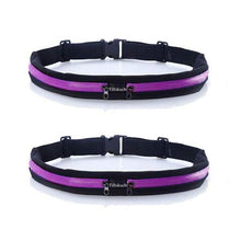 Load image into Gallery viewer, 2-Pack: Slim Waist Pocket Running Belt