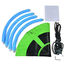 Load image into Gallery viewer, 40 in Outdoor Tree Swing Hanging Rope Tire Saucer Seat Yard Mat