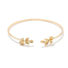 Load image into Gallery viewer, 5-Piece: Olive Branch Pav'e Peace Bracelet Set