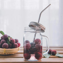 Load image into Gallery viewer, 5-Pack: Colored Platinum Stainless Steel Straws With Brush