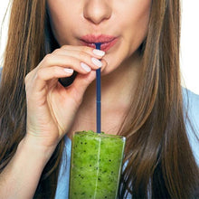 Load image into Gallery viewer, Foldable And Reusable Silicone Drinking Straw With Case