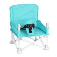 Load image into Gallery viewer, ODOLAND Folding Portable Travel High Chairs Booster Seat with Tray for Baby Infant