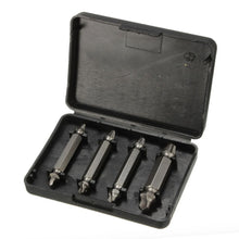 Load image into Gallery viewer, 4-Piece Set: DrillPro Double-Sided Damaged Screw Extractors
