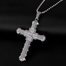 Load image into Gallery viewer, Jesus Cross Pendant Necklace Jewelry
