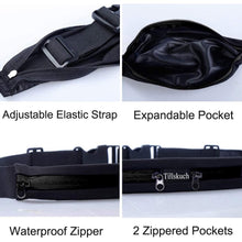 Load image into Gallery viewer, 2-Pack: Slim Waist Pocket Running Belt