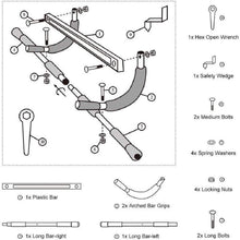 Load image into Gallery viewer, Doorway Pull Up Bar - Multifunctional Portable Gym System