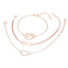 Load image into Gallery viewer, 3-Piece: Love & Peace in the World Rose Gold Set