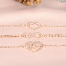 Load image into Gallery viewer, 3-Piece: Love & Peace in the World Rose Gold Set