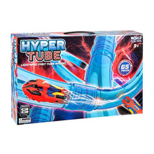Load image into Gallery viewer, 65 Piece Set: Hyper Tube Lightning Fast Tube Racing Playset