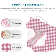 Load image into Gallery viewer, 4-Pack: Reusable Anti Dust Unisex Smile Mouth Face Mask