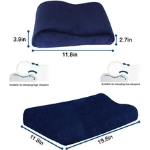 Load image into Gallery viewer, Dr. Franklyn's Contour Memory Foam Neck Pillow