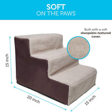 Load image into Gallery viewer, Paws & Pals Padded Pet Stairs