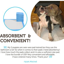 Load image into Gallery viewer, 150-Pack: Puppy Pads Dog Pee Pad for Potty Training Dogs & Cats