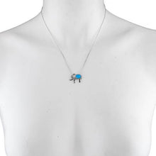 Load image into Gallery viewer, 925 Sterling Silver Elephant Necklace Pendant