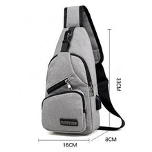 Load image into Gallery viewer, Anti-theft Sling Backpack With Charging Port