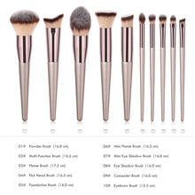 Load image into Gallery viewer, 10-Piece: Glow Makeup Brushes