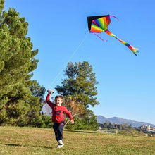 Load image into Gallery viewer, BritenWay Ripstop Polyester Fabric Extra Large Rainbow Kite