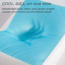Load image into Gallery viewer, Comfort and Relax Reversible Memory Foam Gel Pillow - King