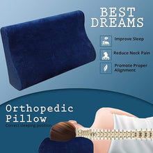 Load image into Gallery viewer, Dr. Franklyn's Contour Memory Foam Pillow