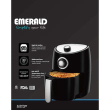 Load image into Gallery viewer, Emerald Compact 2 Liters Mini Air Fryer