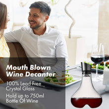 Load image into Gallery viewer, Eravino Wine Decanter Aerating Carafe with Lid