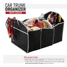 Load image into Gallery viewer, Foldable Car Trunk Organizer with Cooler