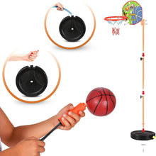 Load image into Gallery viewer, Height Adjustable Kids Basketball Hoops Set