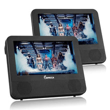 Load image into Gallery viewer, Impecca DVPDS-722 7in Dual Screen Dvd Player
