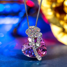 Load image into Gallery viewer, Love of Rose Changing Pink Stone Necklace