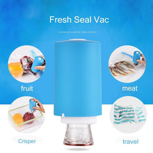 Load image into Gallery viewer, Mini Automatic Compression Vacuum Pump Portable Sealing Food Vacuum Sealer Bags