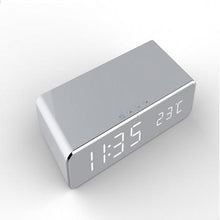 Load image into Gallery viewer, Multi-Function Alarm Clock with Wireless Charging