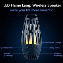 Load image into Gallery viewer, 2-Pack: Bluetooth Speaker Set LED Table Lamp Tiki Torch Speaker with Animation