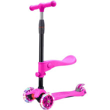 Load image into Gallery viewer, Rugged Racers 2-in-1 Kick Scooter with Removable Seat & LED Wheels
